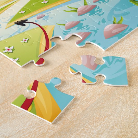 Red Dragon Dreamweaver 8x10 Legpuzzel (Zijkant)