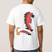 Red Dragon eats meat T-shirt (Achterkant)