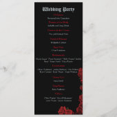 Red Dragon en Rozen Programmakaart (Achterkant)