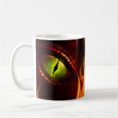 Red Dragon Eye & Fire Specialized Coffee Mok, Cup Koffiemok (Links)