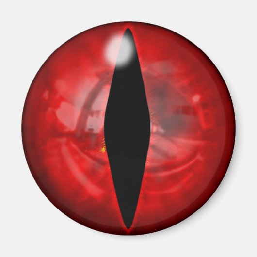 Red Dragon Eye Magneet (Voorkant)