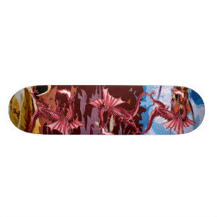 Red Dragon Fantasy Persoonlijk Skateboard