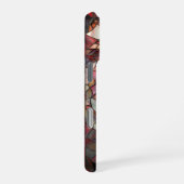 Red Dragon Faux Glas in lood Design iPhone Hoesje (Rechterkant)