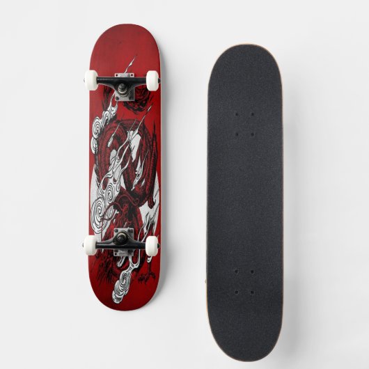 RED DRAGON FIGHTER SKATEBOARD (Voorkant)