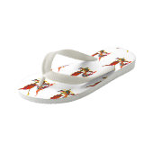 Red Dragon - Flip flops for kids (Schuin)