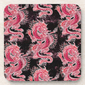 Red Dragon Galaxy Bier Onderzetter (Voorkant)