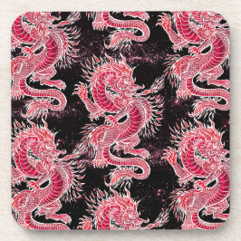 Red Dragon Galaxy Bier Onderzetter