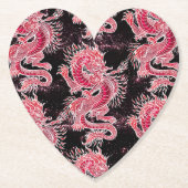 Red Dragon Galaxy Kartonnen Onderzetters (Voorkant)