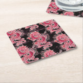 Red Dragon Galaxy Kartonnen Onderzetters (Schuin)