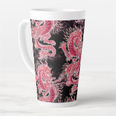 Red Dragon Galaxy Latte Mok (Linkerhoek)