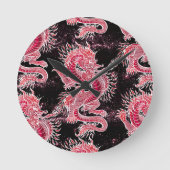 Red Dragon Galaxy Ronde Klok (Voorkant)