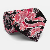 Red Dragon Galaxy Stropdas (Opgerold)