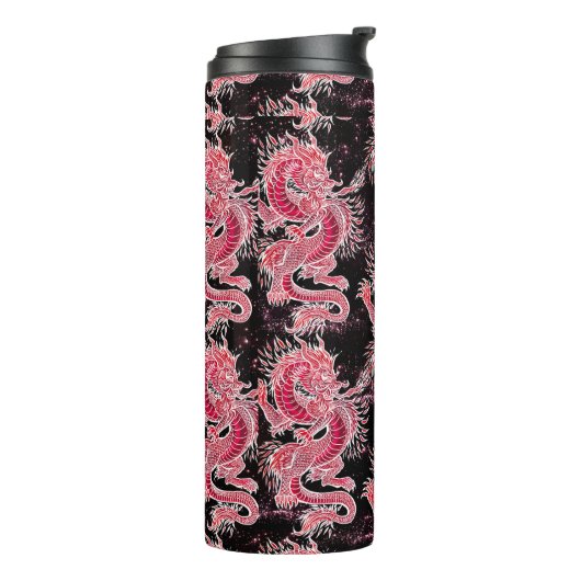 Red Dragon Galaxy Thermosbeker (Gedraaid links)