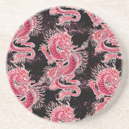 Red Dragon Galaxy Zandsteen Onderzetter