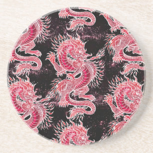 Red Dragon Galaxy Zandsteen Onderzetter