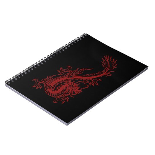 Red Dragon Glaurung Spiral notebook Notitieboek (Linkerzijde)