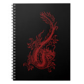 Red Dragon Glaurung Spiral notebook Notitieboek (Voorkant)