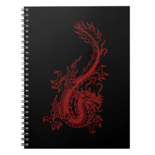 Red Dragon Glaurung Spiral notebook Notitieboek