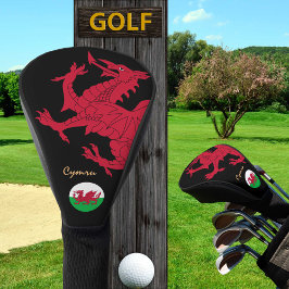 Red Dragon Golf Wales, Golfen, Welsh Vlag Golfheadcover