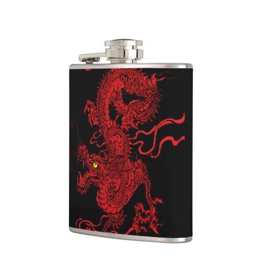 Red Dragon Heupfles (Links)