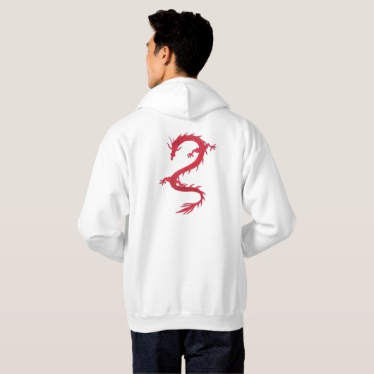 Red Dragon Hoodie (Achterkant volledig)