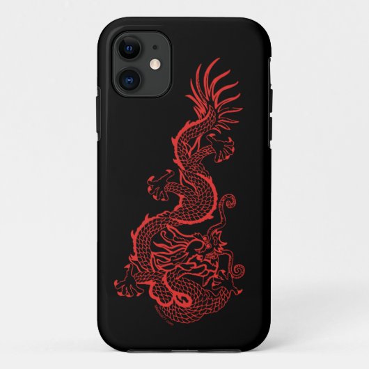 Red Dragon iPhone 5 Hoesje (Achterkant)