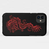 Red Dragon iPhone 5 Hoesje (Achterkant (horizontaal))