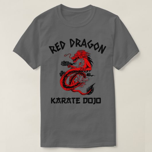 Red Dragon Karate Dojo T-shirt (Design voorkant)