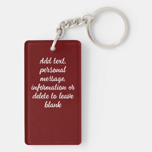 Red Dragon Kerstkrans Sleutelhanger (achterkant)