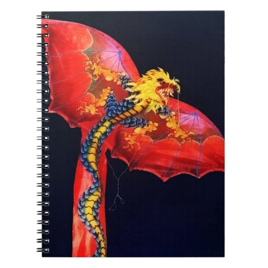 Red Dragon Kite Notitieboek (Voorkant)