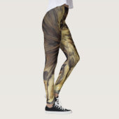 "Red Dragon" kunst leggings (Rechts)