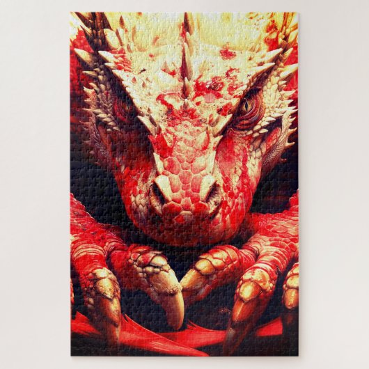 Red Dragon Legpuzzel (Verticaal)