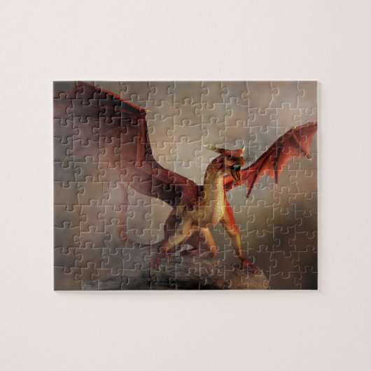 Red Dragon Legpuzzel (Horizontaal)