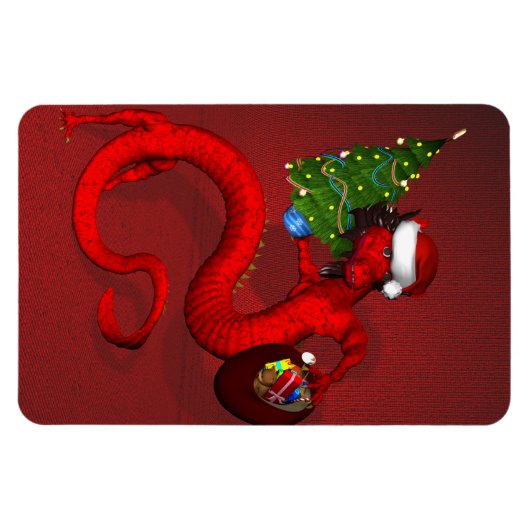 Red Dragon Magneet (Horizontaal)