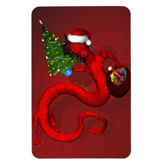 Red Dragon Magneet (Verticaal)