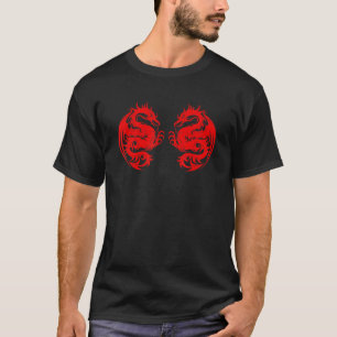 Red Dragon Mannen Vrouwen T-shirt