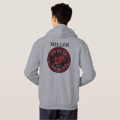 Red Dragon Martial Arts Hoodie (Achterkant volledig)