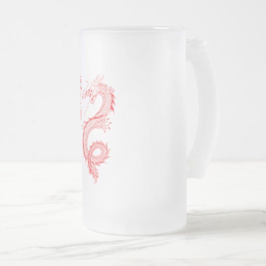 Red Dragon Matglas Bierpul (Voorkant rechts)