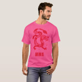 Red Dragon MMA Mixed Martial Arts Design T-shirt (Voorkant volledig)