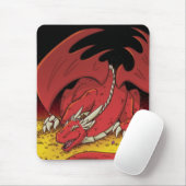 Red Dragon Mousepad Muismat (Met muis)