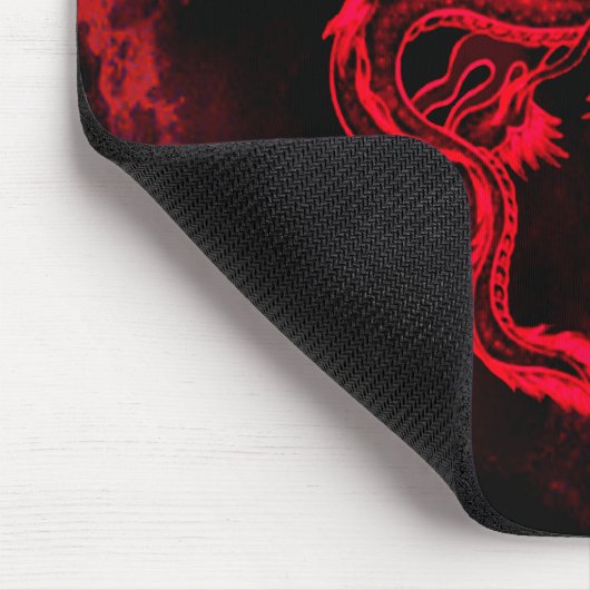 Red Dragon Mousepad Muismat (Hoek)
