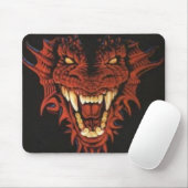 Red Dragon Mousepad Muismat (Met muis)