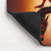 Red dragon mousepad muismat (Hoek)