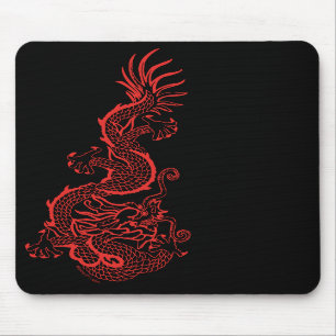 Red Dragon Mousepad Muismat