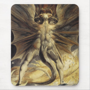 Red Dragon mousepad Muismat