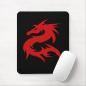 Red Dragon mousepad Muismat (Met muis)