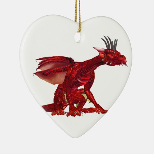 Red Dragon Ornament (Rechts)