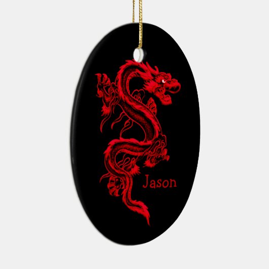 Red dragon Ornament (Rechts)