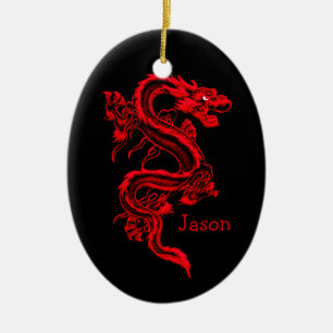 Red dragon Ornament
