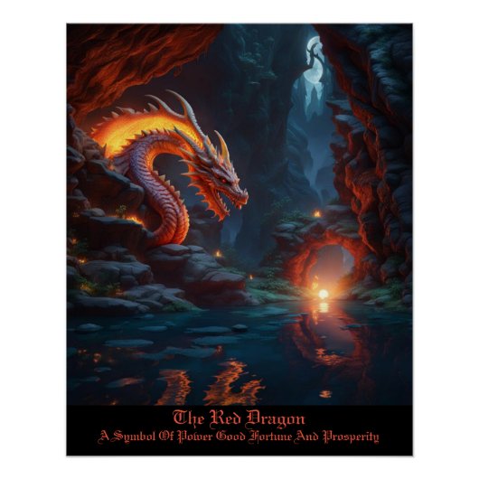 Red Dragon Perfect Poster (Voorkant)